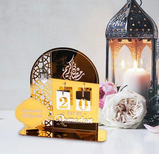 Ramadan Kalender in Gold